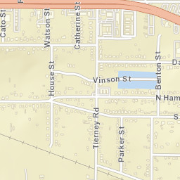 Lancaster & Tierney - East Bound, Fort Worth, TX Street Map
