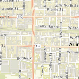 474 South Cooper Street, Arlington, TX Street Map