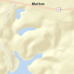 Melton Alabama Street Map