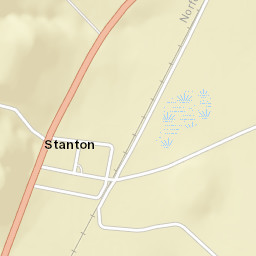 Stanton Alabama Street Map
