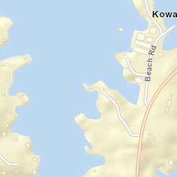 Kowaliga Alabama Street Map