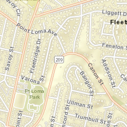 3546-3554 Addison St, San Diego, CA Street Map