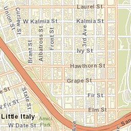 1773-1799 6th Ave, San Diego, CA 92101, USA Street Map