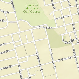 South Ave O, Lamesa, TX 79331, USA Street Map