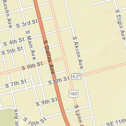 201-299 South 5th Street, Lamesa, TX Street Map