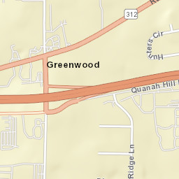 Interstate 20, Weatherford, TX 76087 Street Map