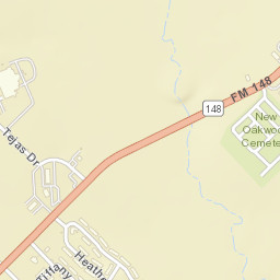 442-518 Farm to Market 148, Terrell, TX Street Map