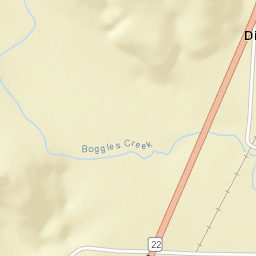 Dixie Alabama Street Map