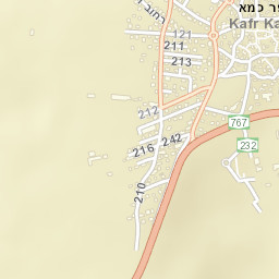 Kafr Kammā Street Map