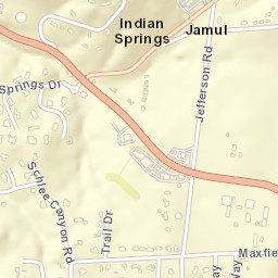 Jamul California Street Map