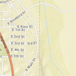 Mammoth Arizona Street Map