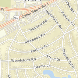 6898 Camp Bowie Blvd, Fort Worth, TX  Street Map