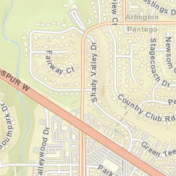 4006-4020 Woodland Park Boulevard Arlington TX Street Map