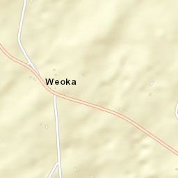 Weoka Alabama Street Map