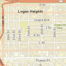 558 20th St, San Diego, CA 92102, USA Street Map