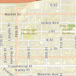 2866 Commercial St, San Diego, CA 92113, USA Street Map