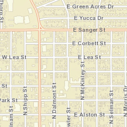 North Houston Street Hobbs NM 88240 Street Map