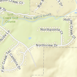 Lost Creek Dr, Aledo, TX 76008 Street Map