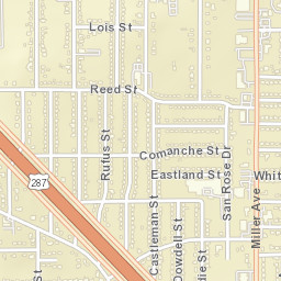 3851 Donalee Street Fort Worth TX Street Map