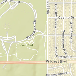 3118-3198 East Perryton Drive Dallas TX Street Map