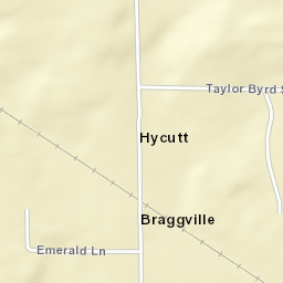 Hycutt Alabama Street Map