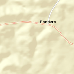 Ponders Alabama Street Map