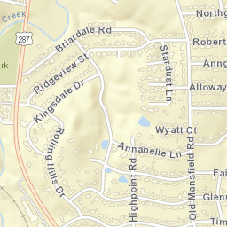 4551-4699 Ellis Ranch Trail, Fort Worth, TX Street Map