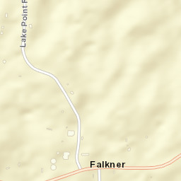 Falkner Alabama Street Map