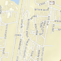 Atlit Street Map