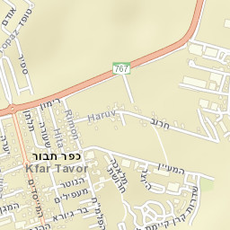 Kefar Tavor Street Map