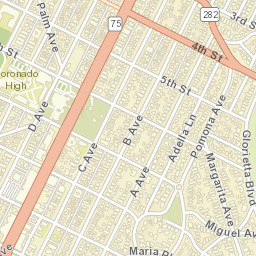 849 Orange Ave, Coronado, CA 92118 Street Map