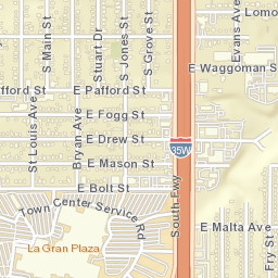 604 E Fogg St, Fort Worth, TX 76110 Street Map