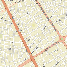Khomeyni Shahr Street Map