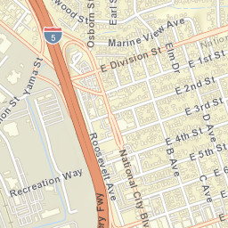 Shelltown California Street Map