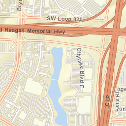 Southwest Loop 820 Fort Worth TX 76132 Street Map