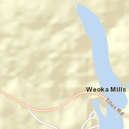 Weoka Mills Alabama Street Map