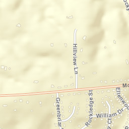 Oak Bowery Heights Alabama Street Map