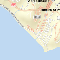 Ribeira Brava Street Map