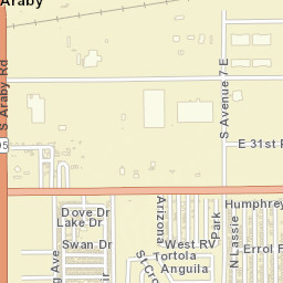 Araby Arizona Street Map