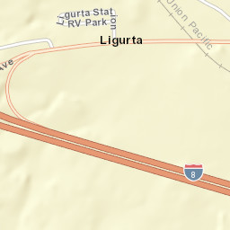 Ligurta Arizona Street Map