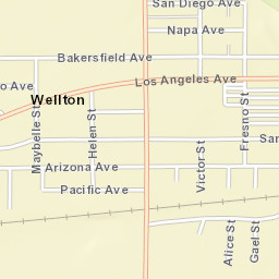 Wellton Arizona Street Map