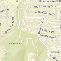 6833 Savannah Lane, Fort Worth, TX Street Map