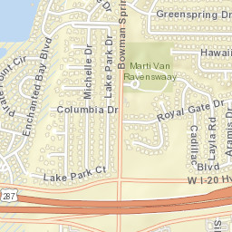 4407-4455 Lands End Dr, Arlington, TX Street Map