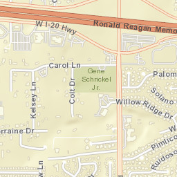 4620 Park Springs Blvd, Arlington, TX Street Map