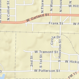 West Patterson Street, Grand Saline, TX Street Map
