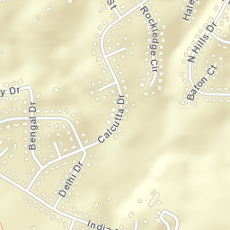 India Lakes Alabama Street Map