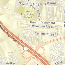 Eastlake California Street Map