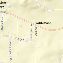 Boulevard California Street Map