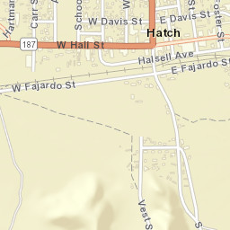 100-198 Franklin Street, Hatch, NM 87937 Street Map