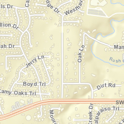 3317-3399 Jerry Lane, Arlington, TX 76017 Street Map